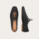 Roma baleriny, czarny wzór jaszczurki OUTLET